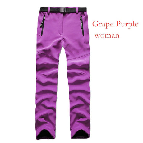 Men's Windproof Waterproof Softshell Hiking Pants