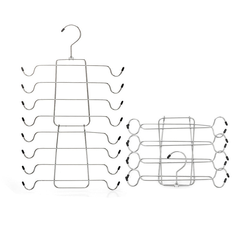 Multifunctional Foldable Clothing Hanger for Storage