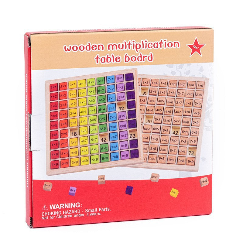 Wooden Educational Multiplication Table Toy for Kids