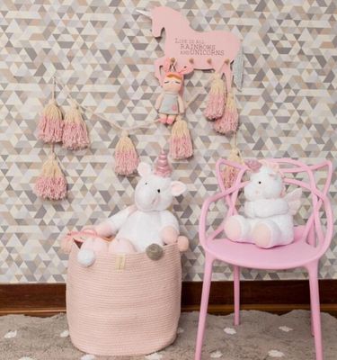Laundry Basket for Plush Toys and Laundry Storage