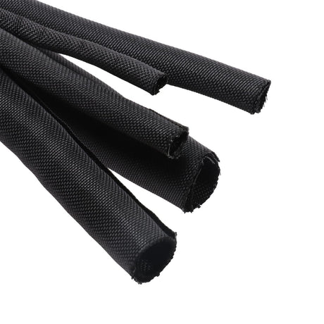 Sonoreboom Split Braided Wire Sleeving Loom Mesh Woven for Automotive Wires/Audio Video Cable/Multi-Cable Strings Organized Guard Cover (1/4" - 18 Feet)