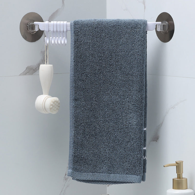 Adjustable Vacuum Hook Organizer for Bathroom Shelves