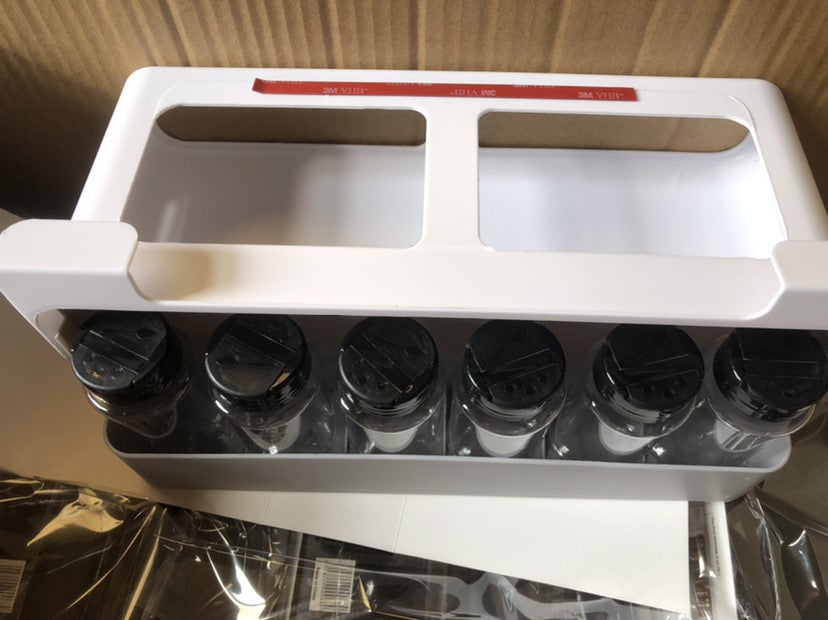 Hanging Spice Jar Storage Rack for Kitchen Use