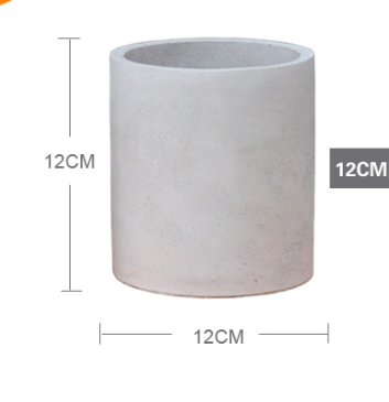 Creative Square Cement Planter for Succulents and Cacti