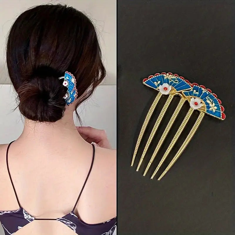Elegant Butterfly Hair Comb - Women's Hair Accessory