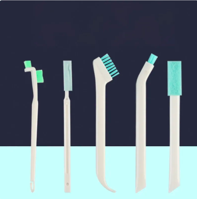 Kitchen Tools Clean Narrow Brush Plastic Cleaning Brush Long Handle Milk Bottle Glass Tube Cleaning Pan Bowl Brush Kit