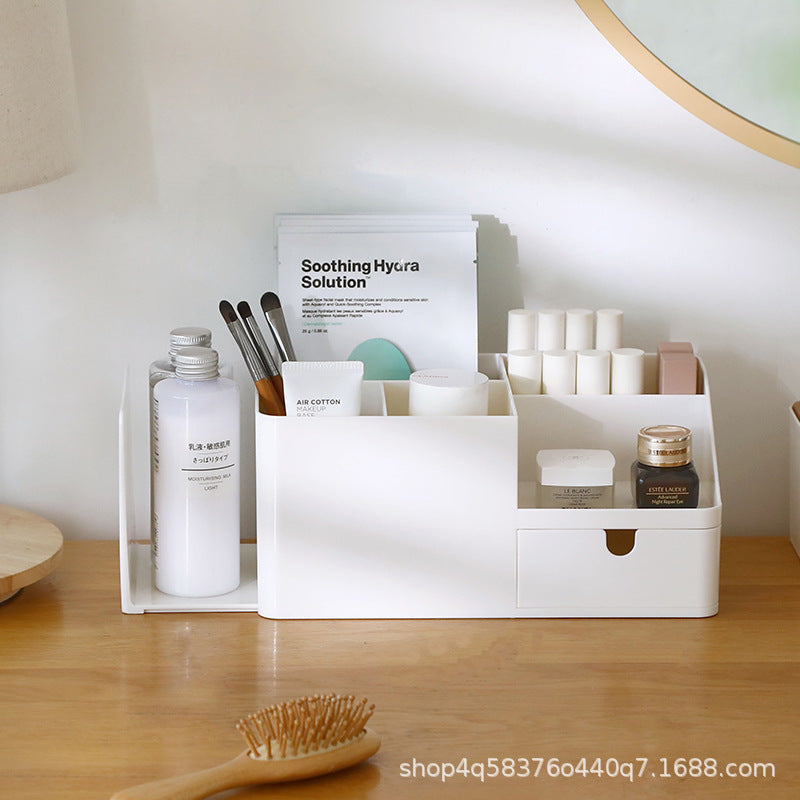Office Desk Organizer with Drawer for Students and Files