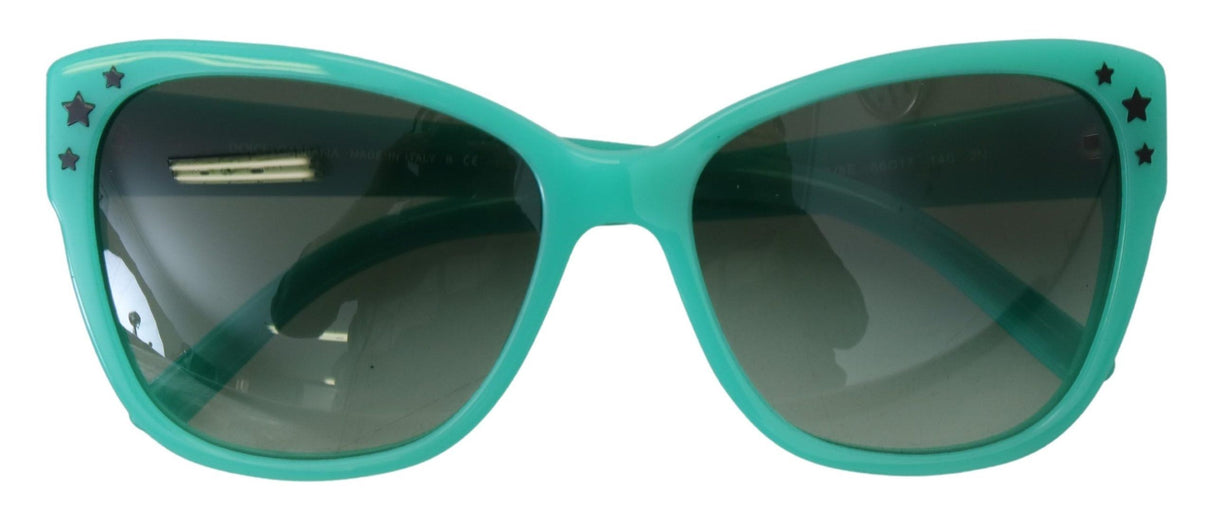 Dolce & Gabbana Green Stars Acetate Square Shades DG4124 Sunglasses