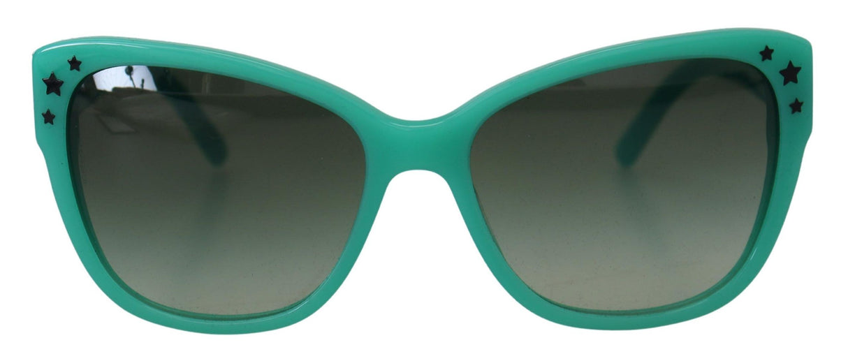 Dolce & Gabbana Green Stars Acetate Square Shades DG4124 Sunglasses