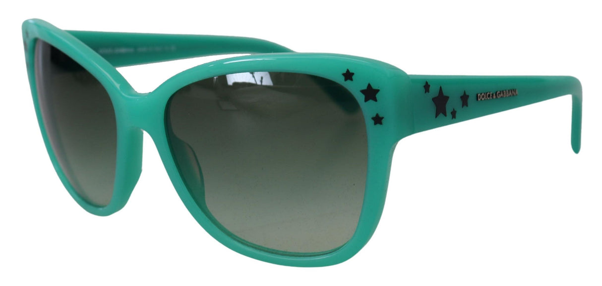 Dolce & Gabbana Green Stars Acetate Square Shades DG4124 Sunglasses