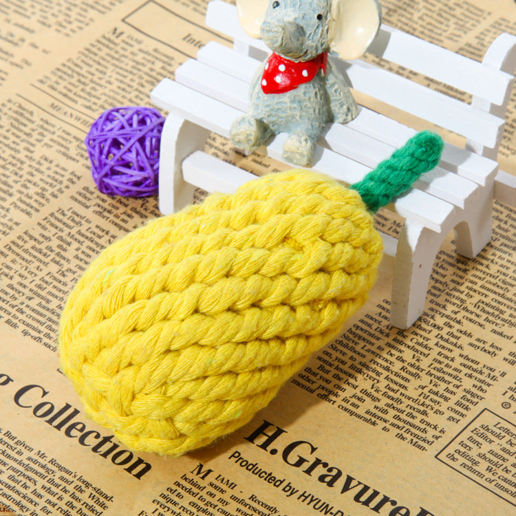 Pet Toy: Chew Rope Animal Shape for Dogs