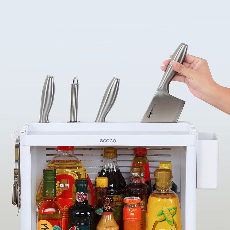 2-Tier Kitchen Storage Rack for Utensils and Spices