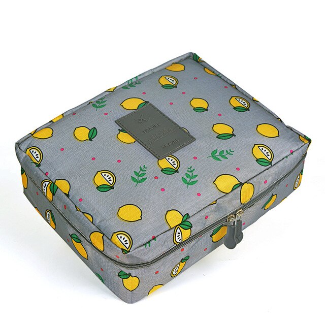 Portable Toiletry Organizer Cosmetic Bag for Ladies