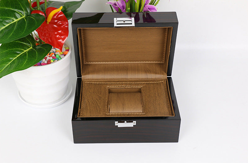 High-End Wooden Watch Box with Custom Gift Packaging