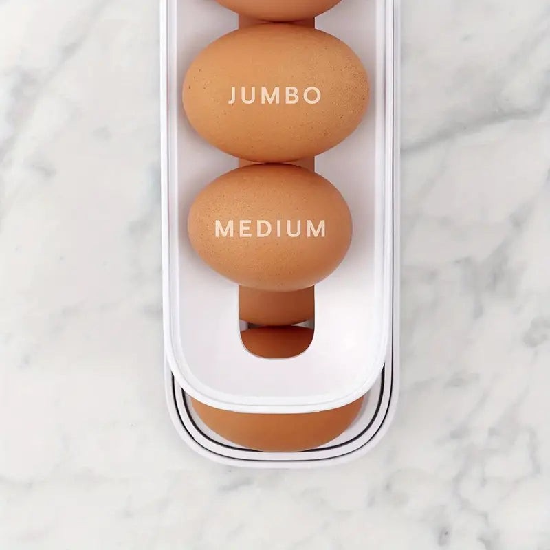 1pc Plastic Egg Holder for Fridge Storage Organizer