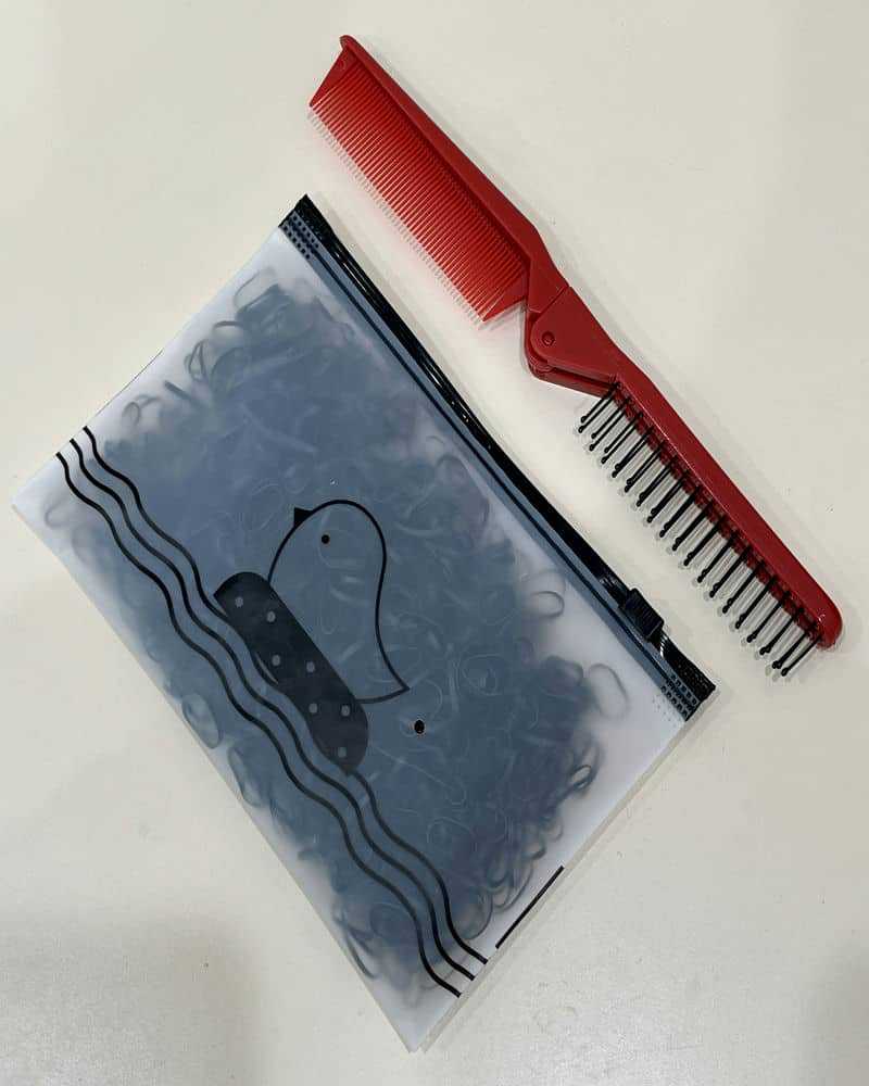 Portable Folding Travel Hair Styling Comb Tool
