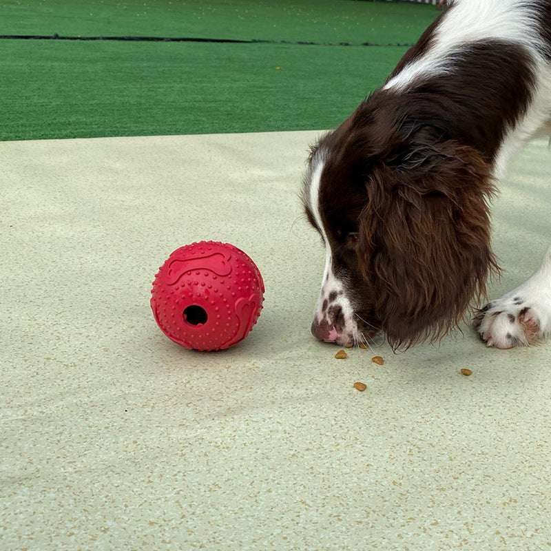 Red Feet Pet Water Leaking Toy for Fun Playtime