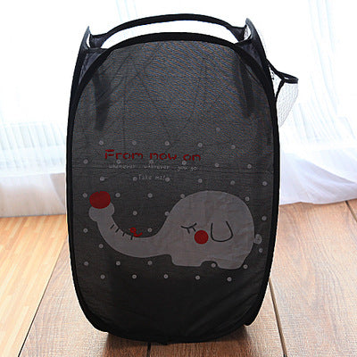 Customizable Cartoon Laundry Basket for Kids Storage