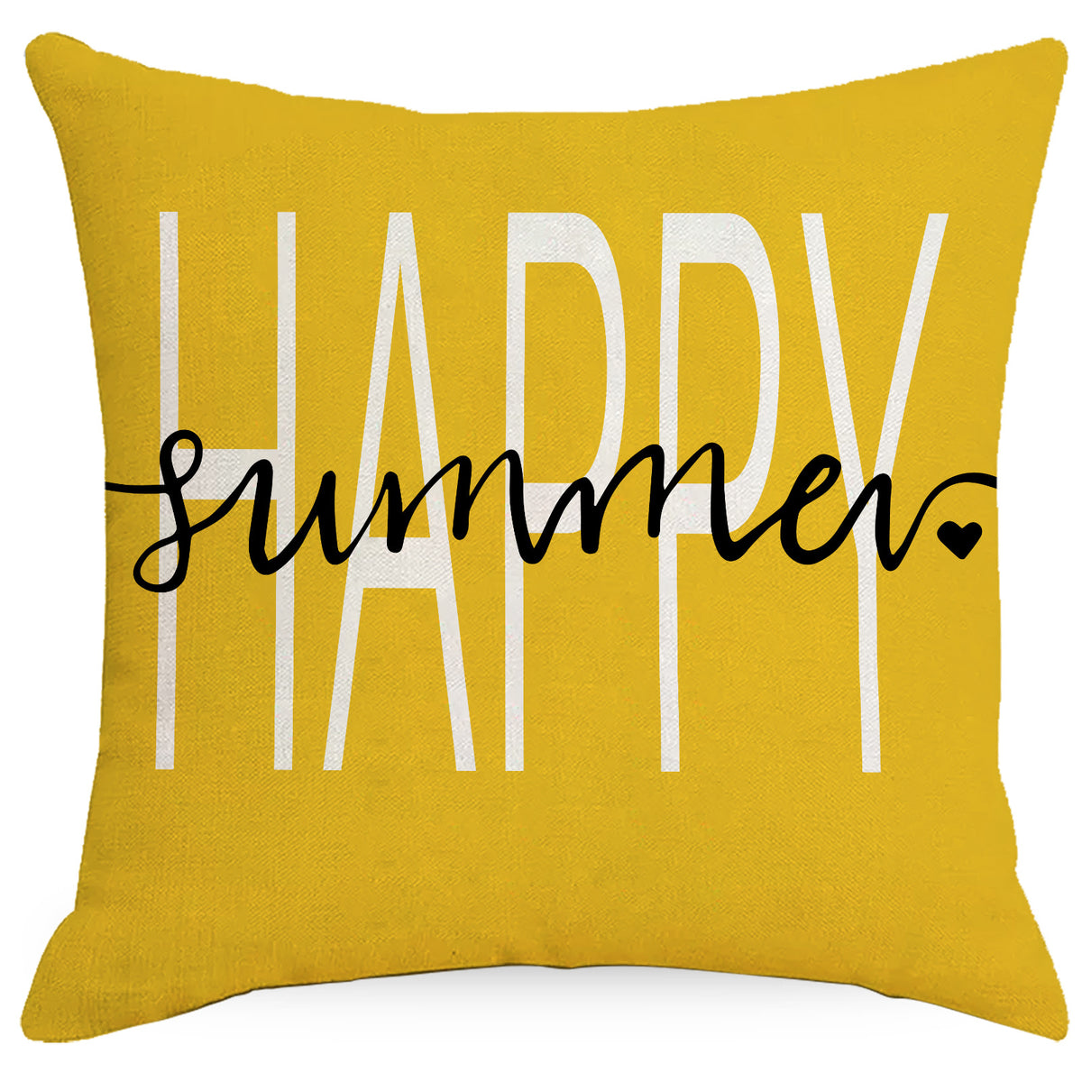 Summer Flowers Printed Throw Pillow Cover for Home Decor