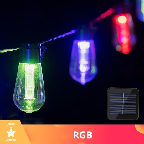 Guirlandes solaires LED étanches