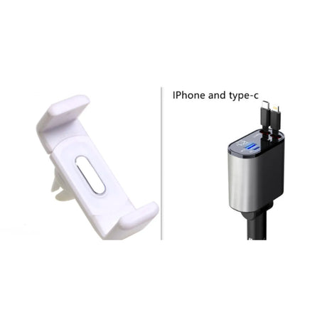 Retractable Metal Car Charger