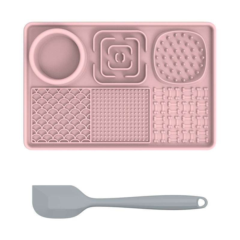 Silicone Pet Feeding Mat and Slow Feed Pad