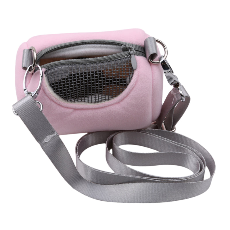 Portable Soft Mesh Hamster Travel Cage with Accessories