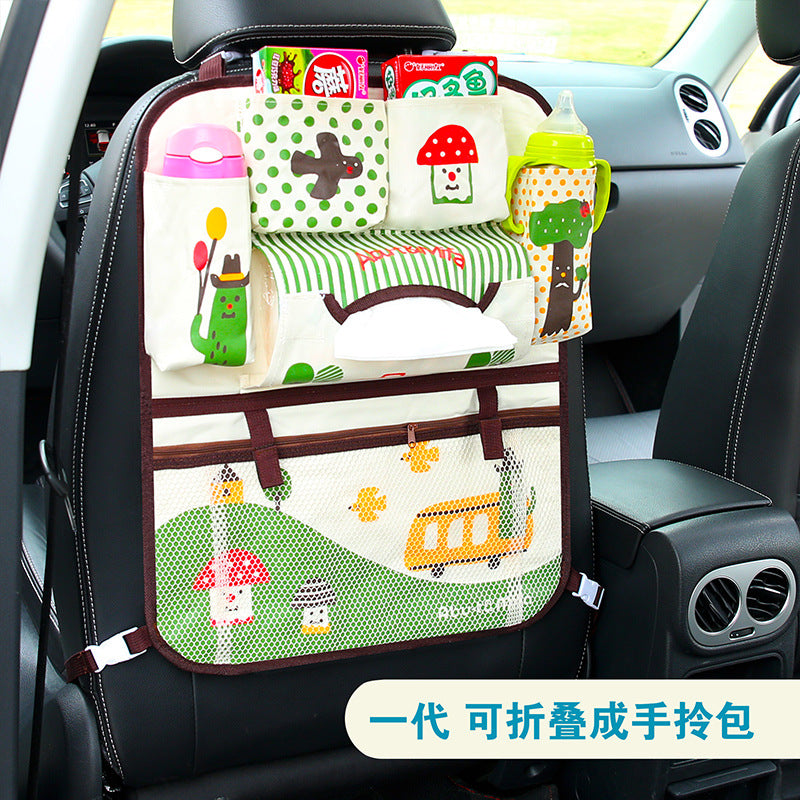 Creative Cartoon Car Seat Back Storage Organizer Bag