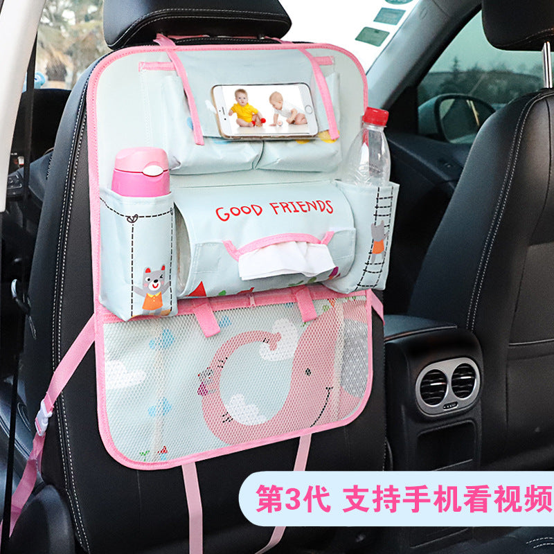 Creative Cartoon Car Seat Back Storage Organizer Bag