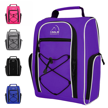 Golf Shoe Bag Men | Golf Bag Women | Shoe Travel Bag | Sneaker Bag And Shoe Bag For Gym With Ventilation & Double Outside Accessory Pocket For Socks Tees Golf Balls and Other Accessories Etc Storage