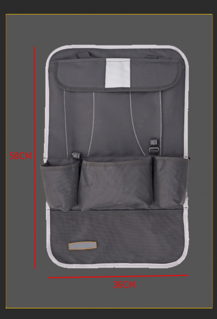 Car Seat Back Storage Bag and Organizer Pocket