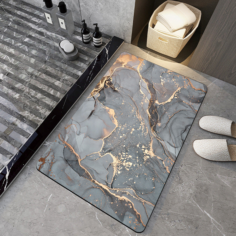 Bathroom Silicone Diatomaceous Water Absorbent Mat