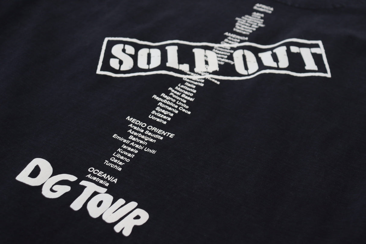 Dolce & Gabbana Black D&G Fashion Round Neck Cotton T-shirt