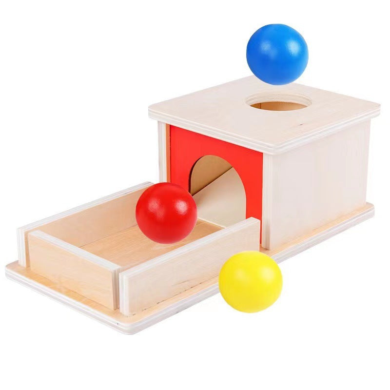 Montessori Wooden Drawer Box for Educational Toys