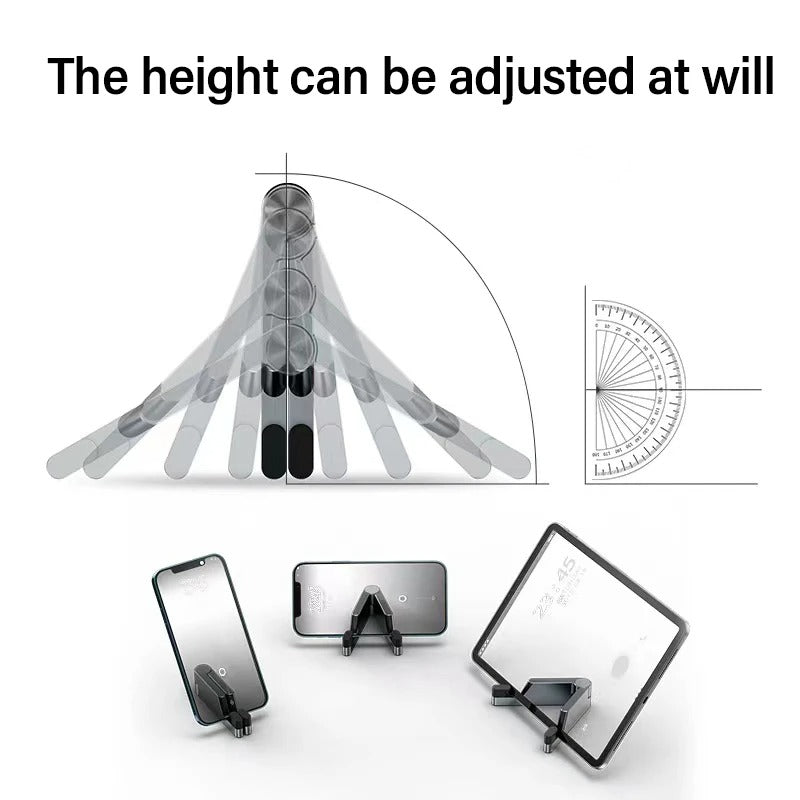 Universal Aluminum Portable Folding Desk Phone Stand