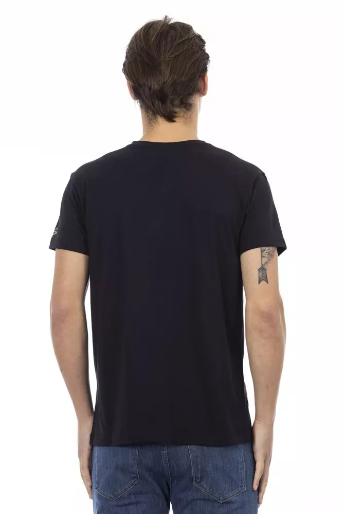 Trussardi Action Black Cotton Men's T-Shirt