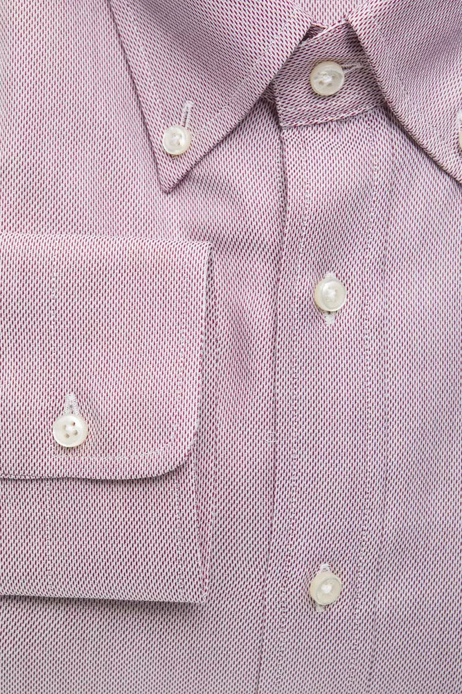 Robert Friedman Red Cotton Men's Shirt