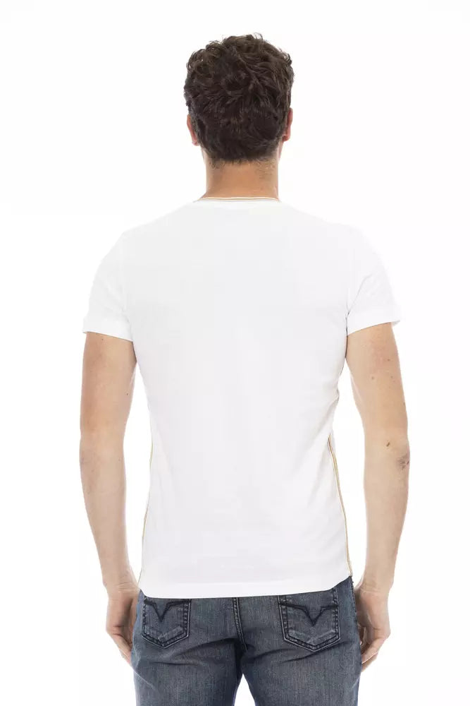 Trussardi Action White Cotton Men's T-Shirt