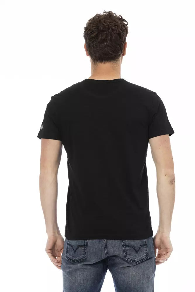 Trussardi Action Black Cotton Men's T-Shirt