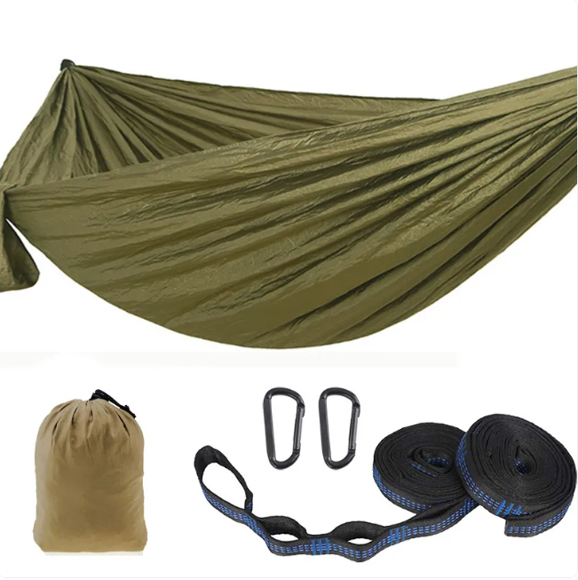 Outdoor Double Camping Hammock - 210T Parachute Nylon