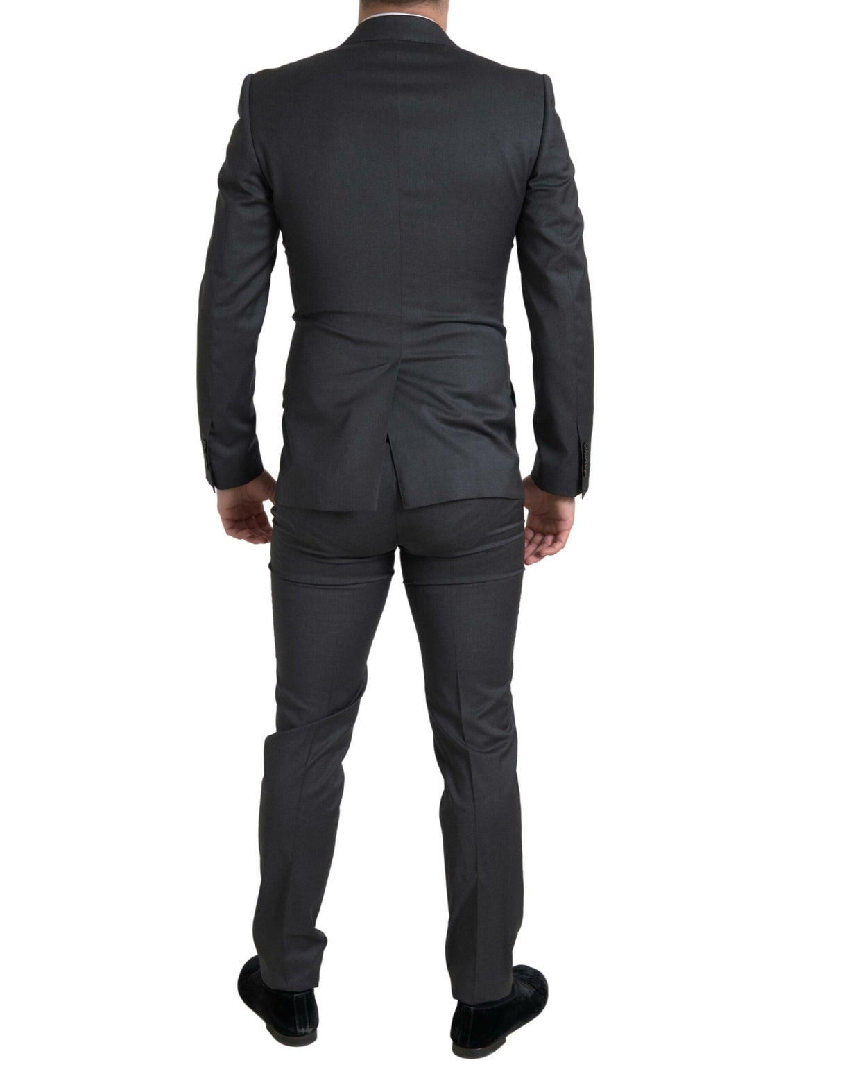 Dolce & Gabbana Gray 2 Piece Double Breasted SICILIA Suit