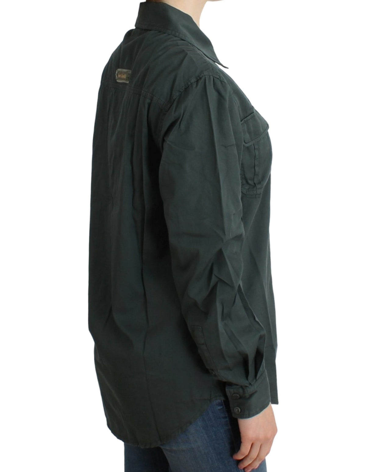 Cavalli Gray button down shirt