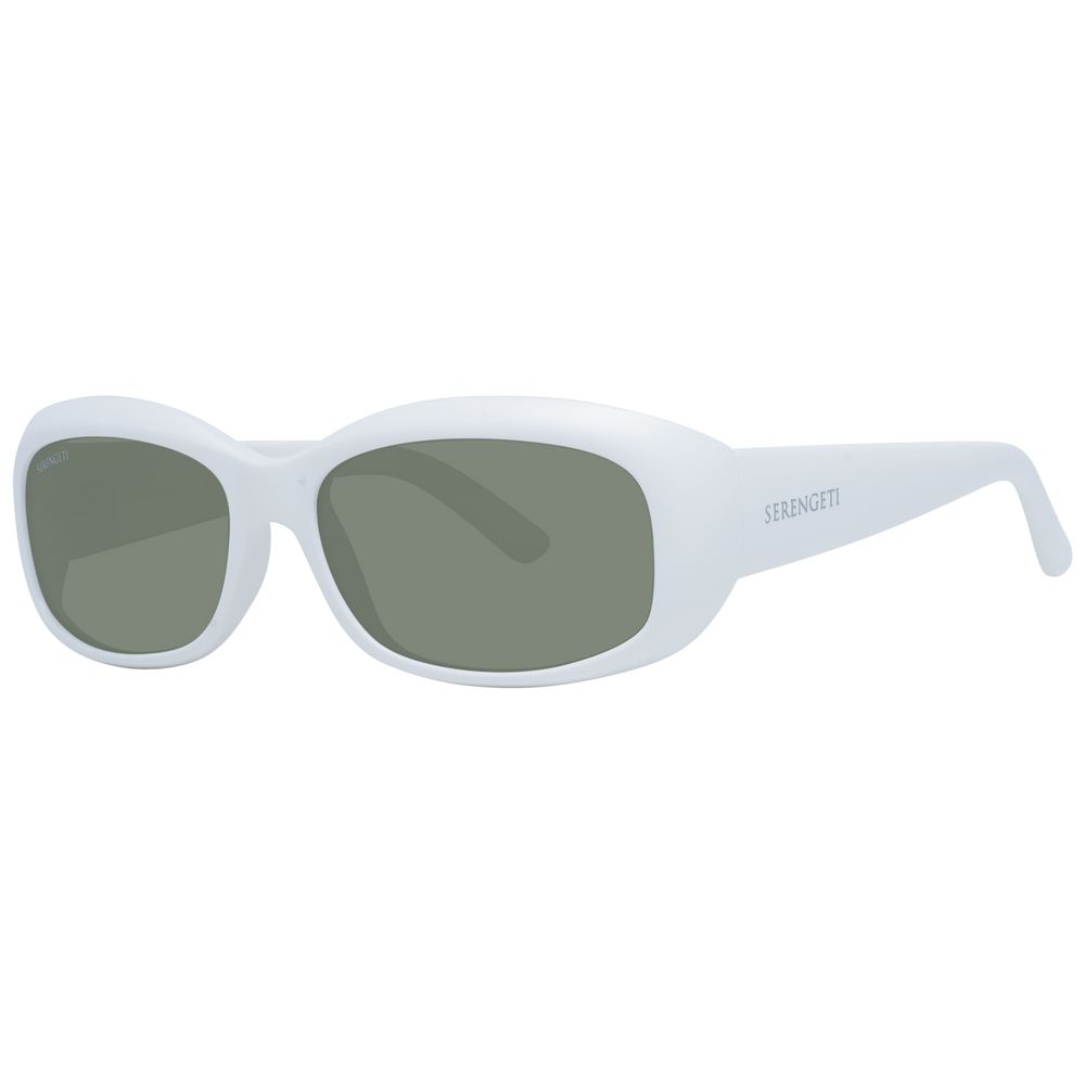 Serengeti White Nylon Sunglasses