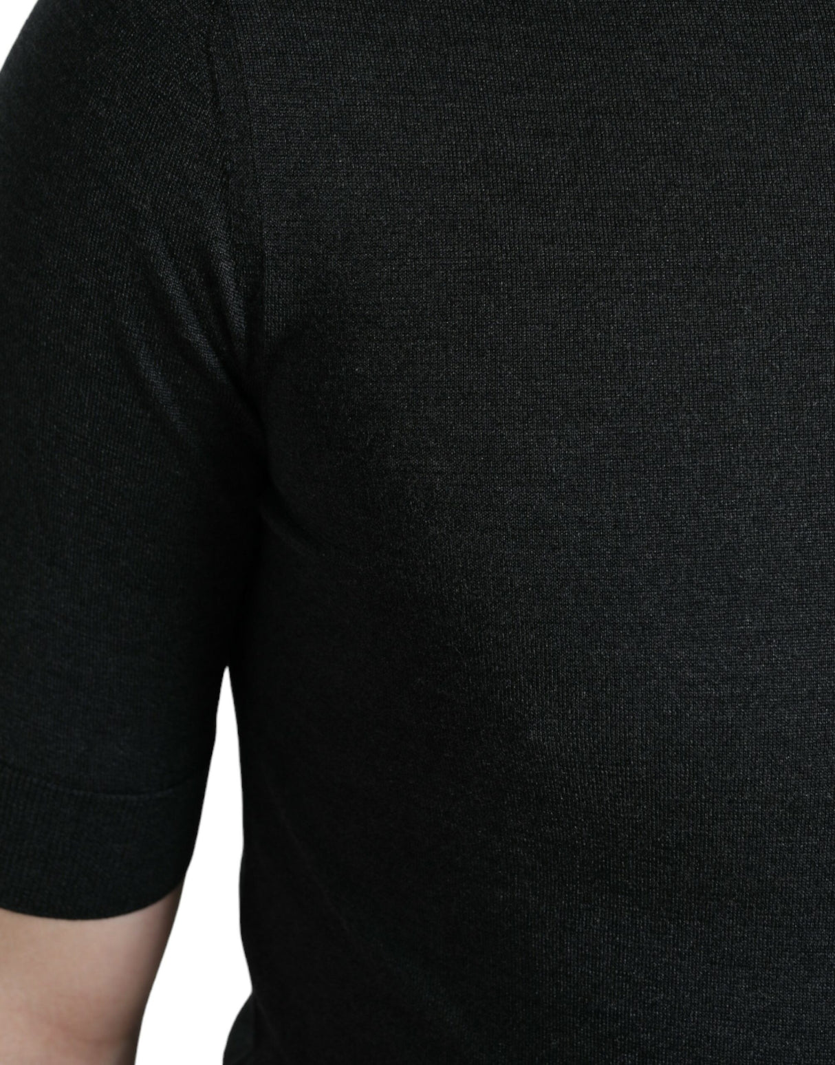 Dolce & Gabbana Dark Gray Crew Neck Short Sleeves T-shirt