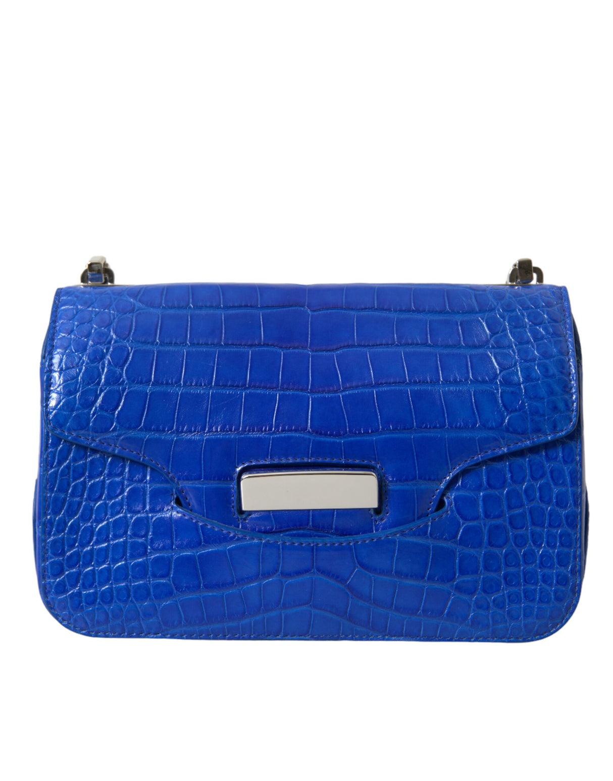 Balenciaga Blue Exotic Leather Neo Classic Purse Shoulder Handbag Bag