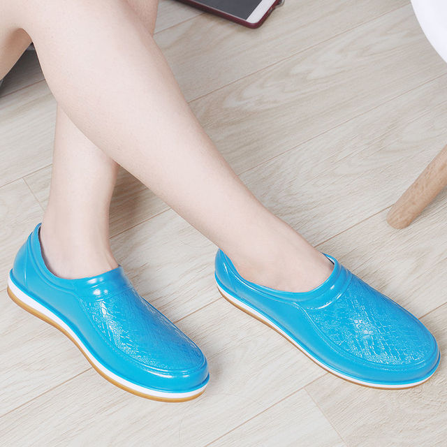 Women's Waterproof Low-tube Velvet Cotton Rain Boots