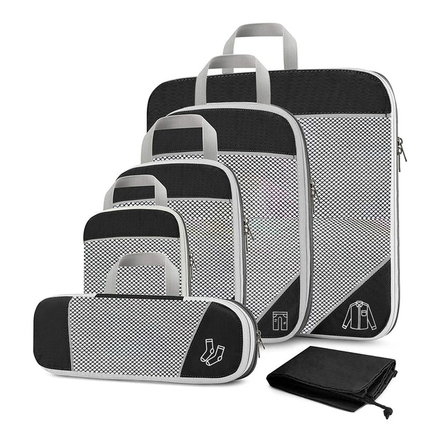 Lightweight Travel Storage Organizer Set with Shoe Bag