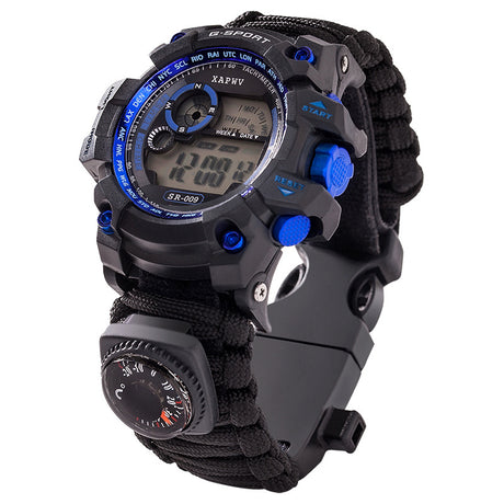Paracord Watch, Bracelet, and Camping Adventure Band