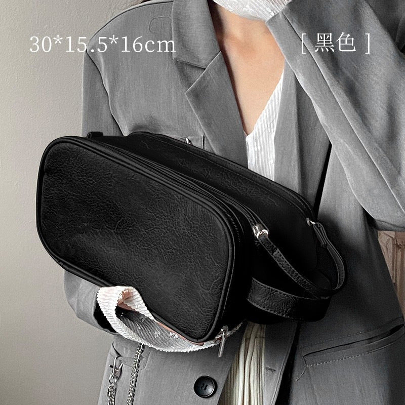 Large Capacity Travel Makeup Bag with Organizer Pouch