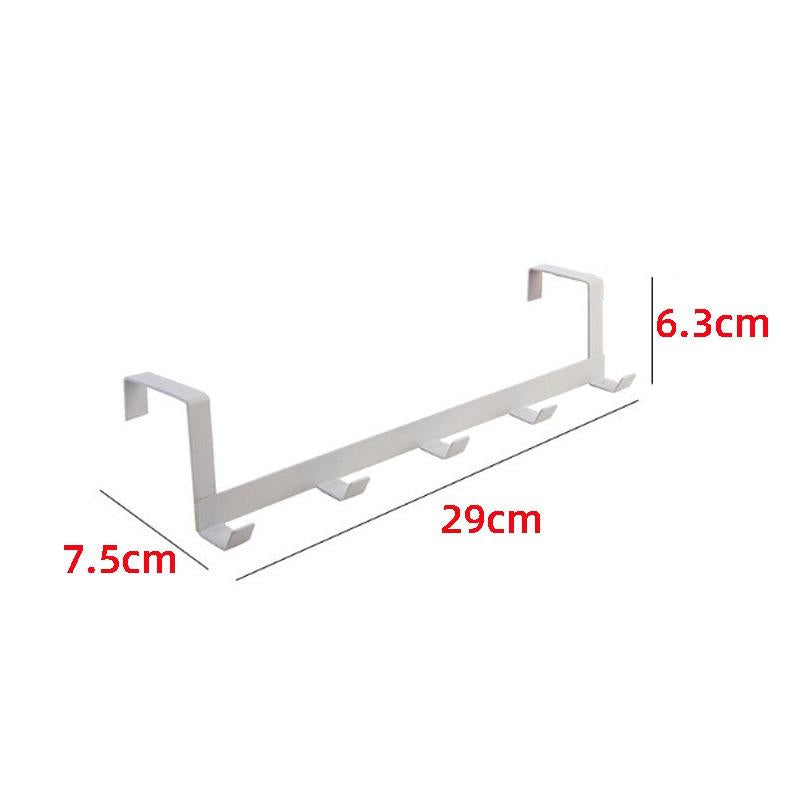 5 Hooks Bathroom Organizer Rack for Home and Kitchen